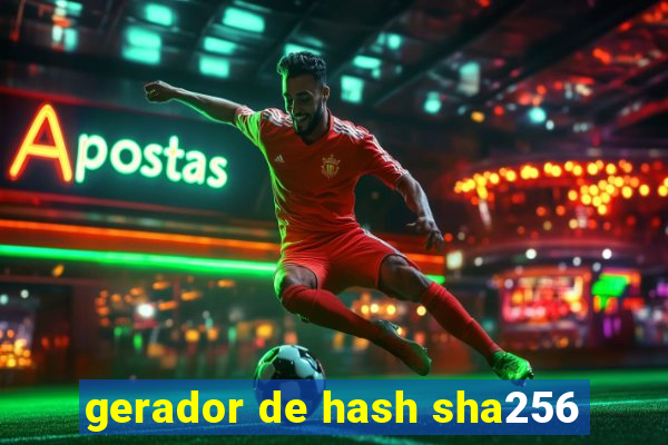 gerador de hash sha256